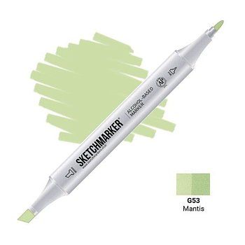 Маркер SKETCHMARKER двухсторонний на спирт.основе G53 Богомол MPSM-G53