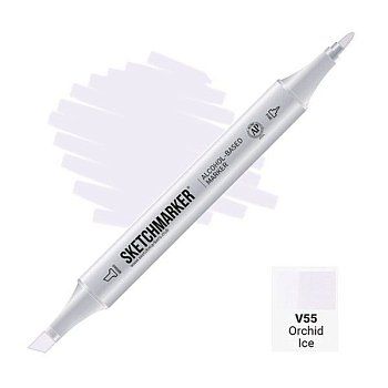Маркер SKETCHMARKER двухсторонний на спирт.основе V55 Фиолетовый лед MPSM-V55
