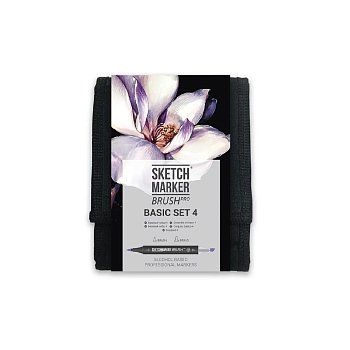Набор маркеров SKETCHMARKER Brush Basic 4 12 шт MPSMB-12BAS4