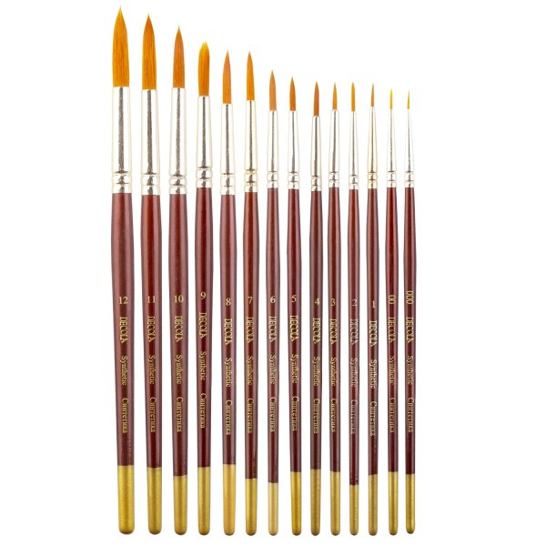 Кисть синтетика DECOLA круглая 1 шт, 4.5 мм №9 NP-2066779