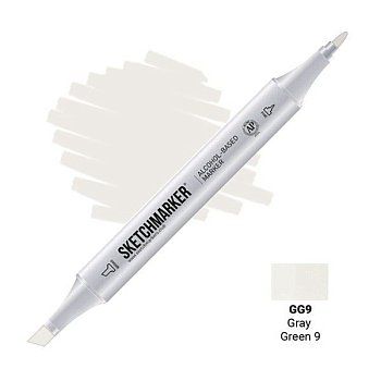 Маркер SKETCHMARKER двухсторонний на спирт.основе GG9 Серо зеленый 9 MPSM-GG9