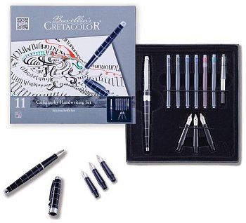 Набор для каллиграфии CRETACOLOR 11 предметов, в подарочной коробке CR43123
