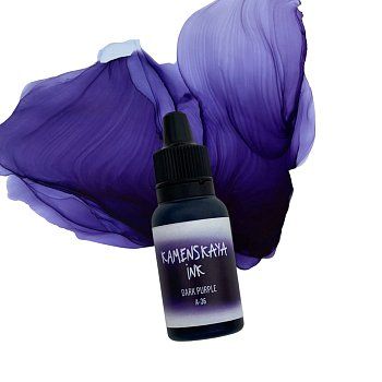 Чернила спиртовые (алкогольные) Kamenskaya Ink серия A 15 мл 36 Темно-фиолетовый K-00-00000394
