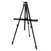 Мольберт-тренога СОНЕТ металлический (алюминий) 46 x 33 x 54 см, с нижней штангой, с сумкой (чехлом) NP-DK15301