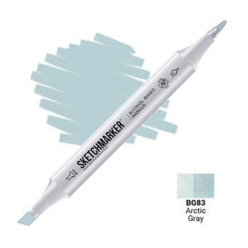 Маркер SKETCHMARKER двухсторонний на спирт.основе BG83 Арктический серый MPSM-BG83 Маркер SKETCHMARKER двухсторонний на спирт.основе BG83 Арктический серый MPSM-BG83