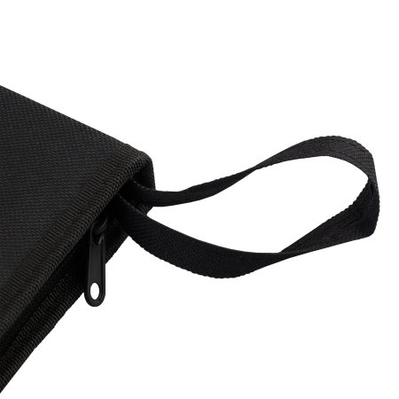 Пенал для кистей на короткой ручке СОНЕТ 14 x 27 см 15 отделений, полиэстер, черный NP-2421302270