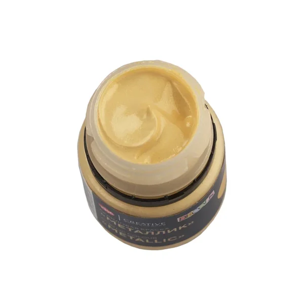 Краска акриловая DECOLA металлик, банка 20 мл, 974 Золото сусальное NP-4926974