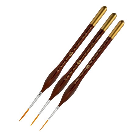 Кисть синтетика DECOLA лайнер треугольная короткая ручка №2 NP-237191/2