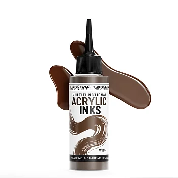 Чернила акриловые Kamenskaya Ink 100 мл W1144 Грецкий орех K-00-00000869