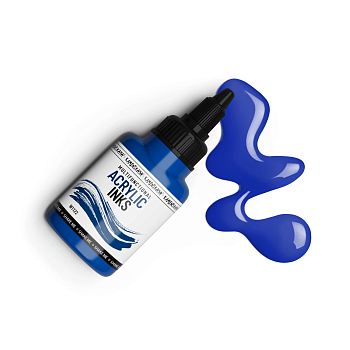 Чернила акриловые Kamenskaya Ink 40 мл W1122 Голубая джинса K-00-000008265