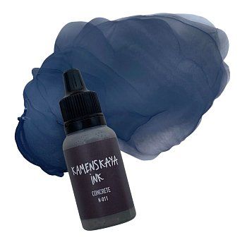 Чернила спиртовые (алкогольные) Kamenskaya Ink серия N 15 мл N-011 Бетон K-00-00000670