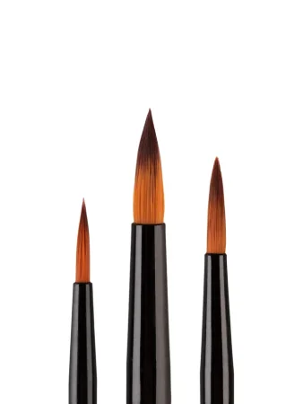 Набор кистей СТИХИЯ 3 шт круглые №2, 5, 8 MPST05002