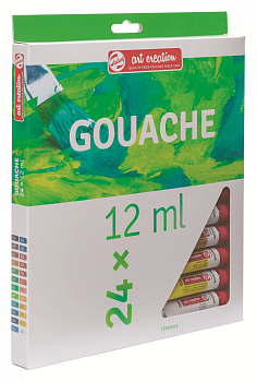 Набор гуаши ART CREATION 24 цв x 12 мл MP9021624M