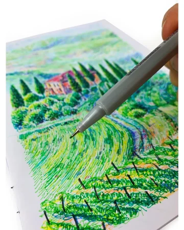 Набор капиллярных ручек SKETCHMARKER Artist fine pen Dark colors 6 цв MPAFP-6DARK