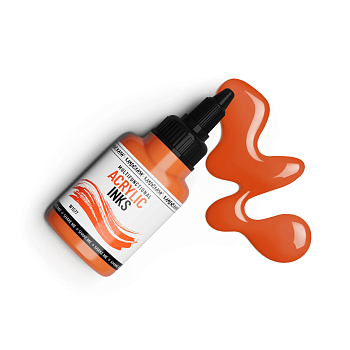 Чернила акриловые Kamenskaya Ink 40 мл W1577 Ярко-оранжевый K-00-00000857