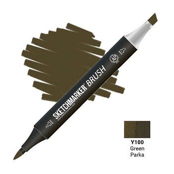 Маркер SKETCHMARKER Brush двухсторонний на спирт.основе Y100 Болотный цвет MPSMB-Y100 Маркер SKETCHMARKER Brush двухсторонний на спирт.основе Y100 Болотный цвет MPSMB-Y100
