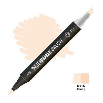 Маркер SKETCHMARKER Brush двухсторонний на спирт.основе R115 Маргаритка MPSMB-R115