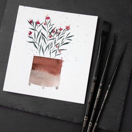 Кисть лайнер KUM Faded Liner синтетика №2 KUM-5150019