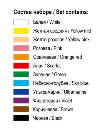 Набор масляной пастели СОНЕТ 12 цв NP-7041155