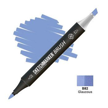 Маркер SKETCHMARKER Brush двухсторонний на спирт.основе B82 Серовато-голубой MPSMB-B82