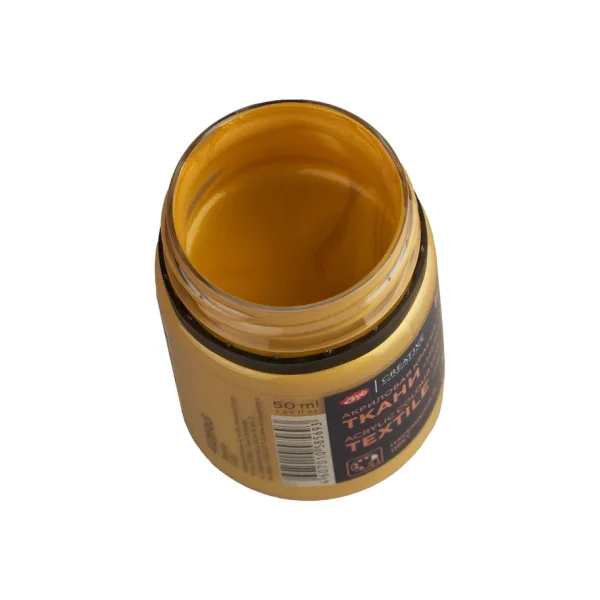 Краска акриловая по ткани DECOLA банка 50 мл, 965 Золото акрил NP-4128965