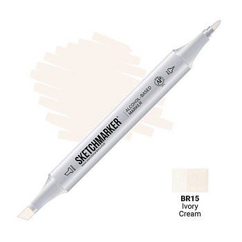 Маркер SKETCHMARKER двухсторонний на спирт.основе BR15 Кремовый MPSM-BR15 Маркер SKETCHMARKER двухсторонний на спирт.основе BR15 Кремовый MPSM-BR15