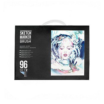 Набор маркеров SKETCHMARKER Brush 2 96 шт пластик.бокс MPSMB-96SET2