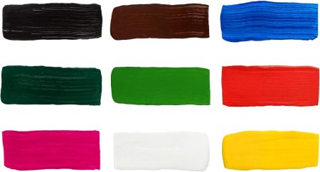 Набор акриловых красок по стеклу/керамике DECOLA 9 шт х 20 мл, картон NP-4041113