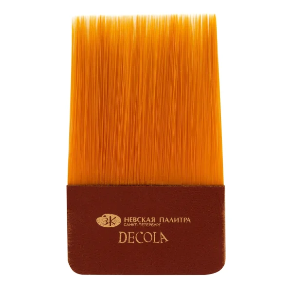 Кисть синтетическая DECOLA лампемзель короткая кожаная ручка №55 NP-2371111/55