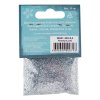 Блестки декоративные DECOLA размер 0.2 мм, 20 г, серебро NP-W041-202-0,2