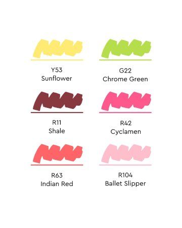 Набор маркеров SKETCHMARKER Basic 1 6 шт + коробка MPSM-6BAS1