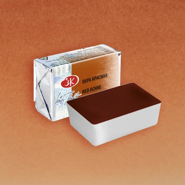 Акварель БЕЛЫЕ НОЧИ кювета 2.5 мл, 309 Охра красная NP-1911309