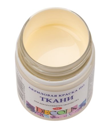 Краска акриловая по ткани DECOLA банка 50 мл, 259 Слоновая кость NP-4128259