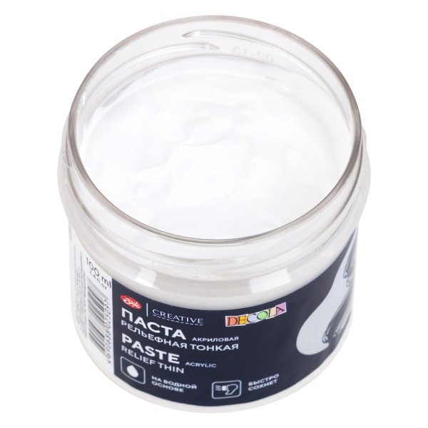Паста акриловая рельефная DECOLA 100 мл тонкая NP-5827975