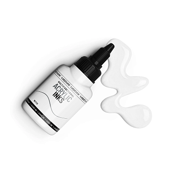 Чернила акриловые Kamenskaya Ink 40 мл W1119 Белый K-00-00000823