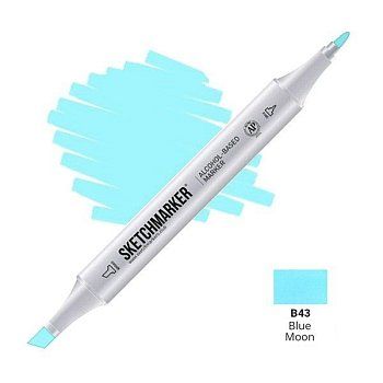 Маркер SKETCHMARKER двухсторонний на спирт.основе B43 Голубая луна MPSM-B43 Маркер SKETCHMARKER двухсторонний на спирт.основе B43 Голубая луна MPSM-B43