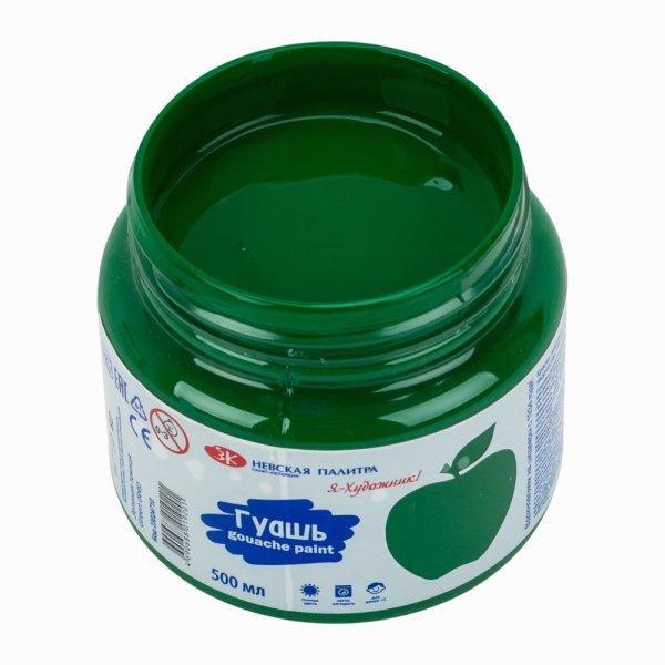 Гуашь Я-ХУДОЖНИК! 500 мл, 710 Зеленая темная NP-23024710