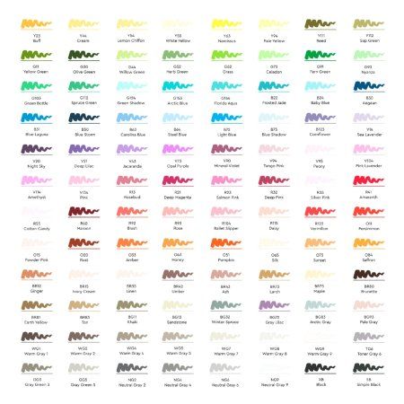 Набор маркеров SKETCHMARKER Brush 3 96 шт пластик.бокс MPSMB-96SET3