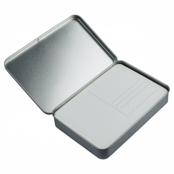 Набор открыток из акварельной бумаги БЕЛЫЕ НОЧИ 24 л, 300 г/м2, 10.5 x 14.8 см, 25% хлопок, 75% целлюлоза, крупное зерно, жестяная коробка NP-791241705